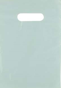 White Gloss Economy Handle Bags