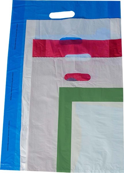 Colored Economy Hi-Density Merchandise Bags