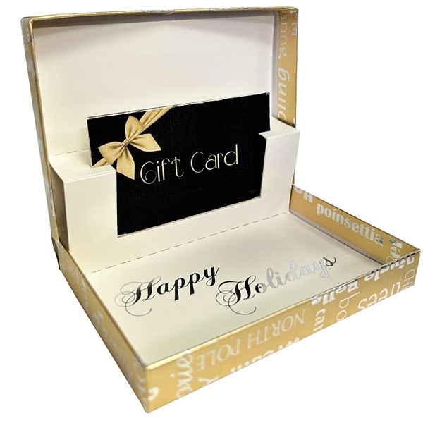 Stock Holiday Pop-up Giftcard Boxes