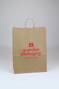 13 x 7 x 17 Recycled Brown  Kraft Shopping Bags Recycled-Brown-Kraft-Shopping-Bags-1317
