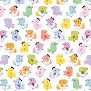 30" x 833' (full ream) - B372 - Baby Chicks B372.30.833