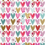 30" x 833' (full ream) -  B401 - Pretty Hearts B401.30.833