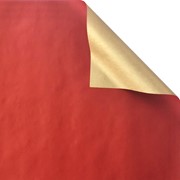 24" x 417' (half ream) - B993D - Red & Gold on Kraft B993D.24.417