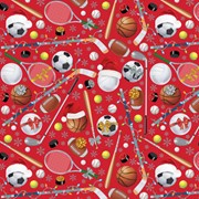 24" x 833' (full ream) -  XB685 - Festive Sports XB685.24.833