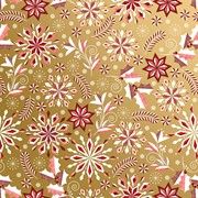 24" x 208' (quarter ream)  - XB759 - Merriment Gold XB759.24.208
