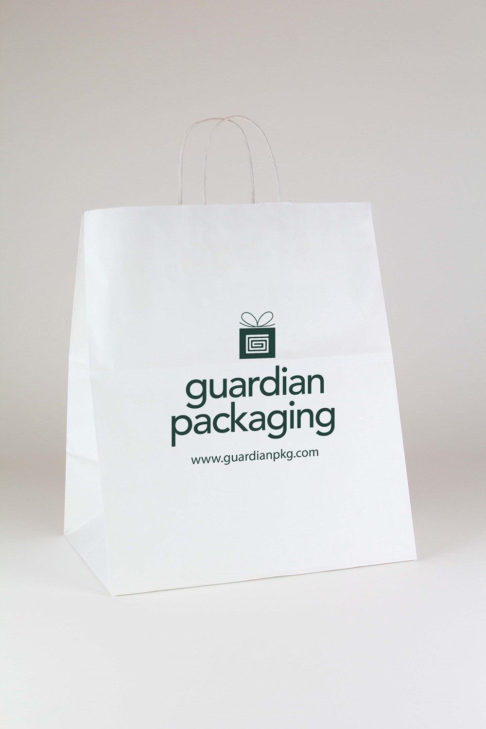 White Paper Shopping Bags - 16 x 6 x 12