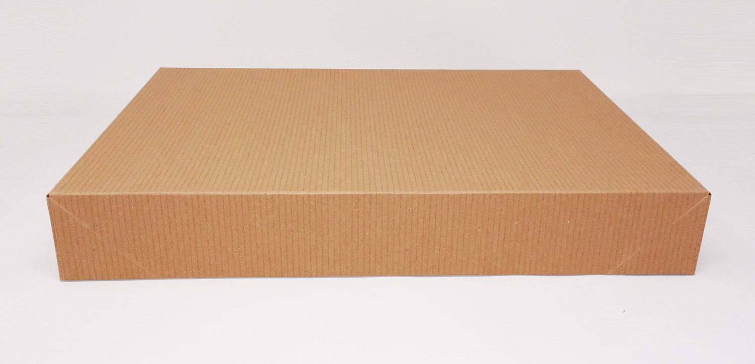 15 x 9.5 x 2 Natural Kraft Grooved Apparel Boxes (Case of 100) Natural-Kraft-Grooved-Apparel-Boxes-15