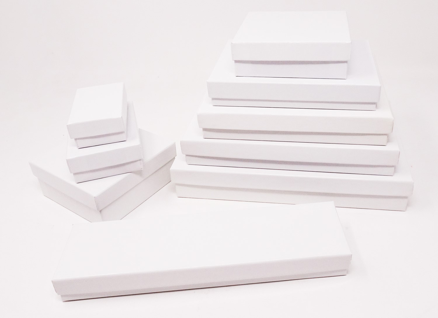#102 White Swirl Ring Jewelry Boxes with Poly Foam Insert  1-1/2 x 1-1/4 x 1-1/2 White-Swirl-Cotton-Filled-Jewelry-Boxes-102