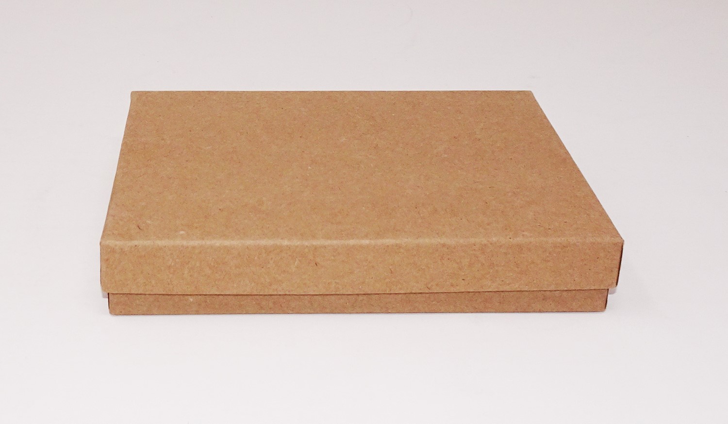 6 Pack, Brown Kraft Jewelry Gift Boxes, 7x5x1.25, Fiber Fill for Party,  Holiday & Events, Made in USA