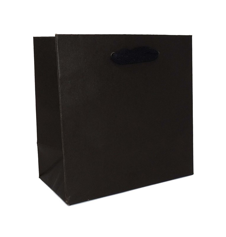 6.5 x 3.5 x 6.5 Black Ribbon Handle Eurototes (Case of 100) Colors-On-Kraft-Ribbon-Handle-Eurototes-6