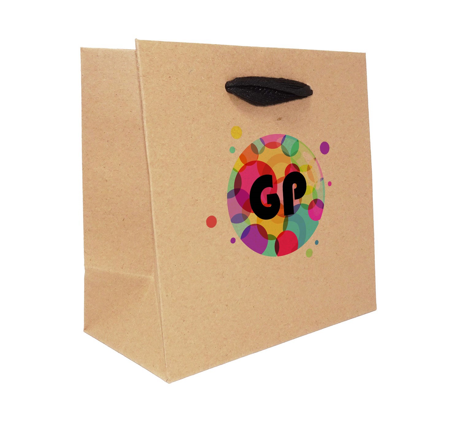6.5 x 3.5 x 6.5 Natural Kraft Ribbon Handle Eurototes (Case of 100) Recycled-Kraft-Ribbon-Handle-Eurototes-6-Digital
