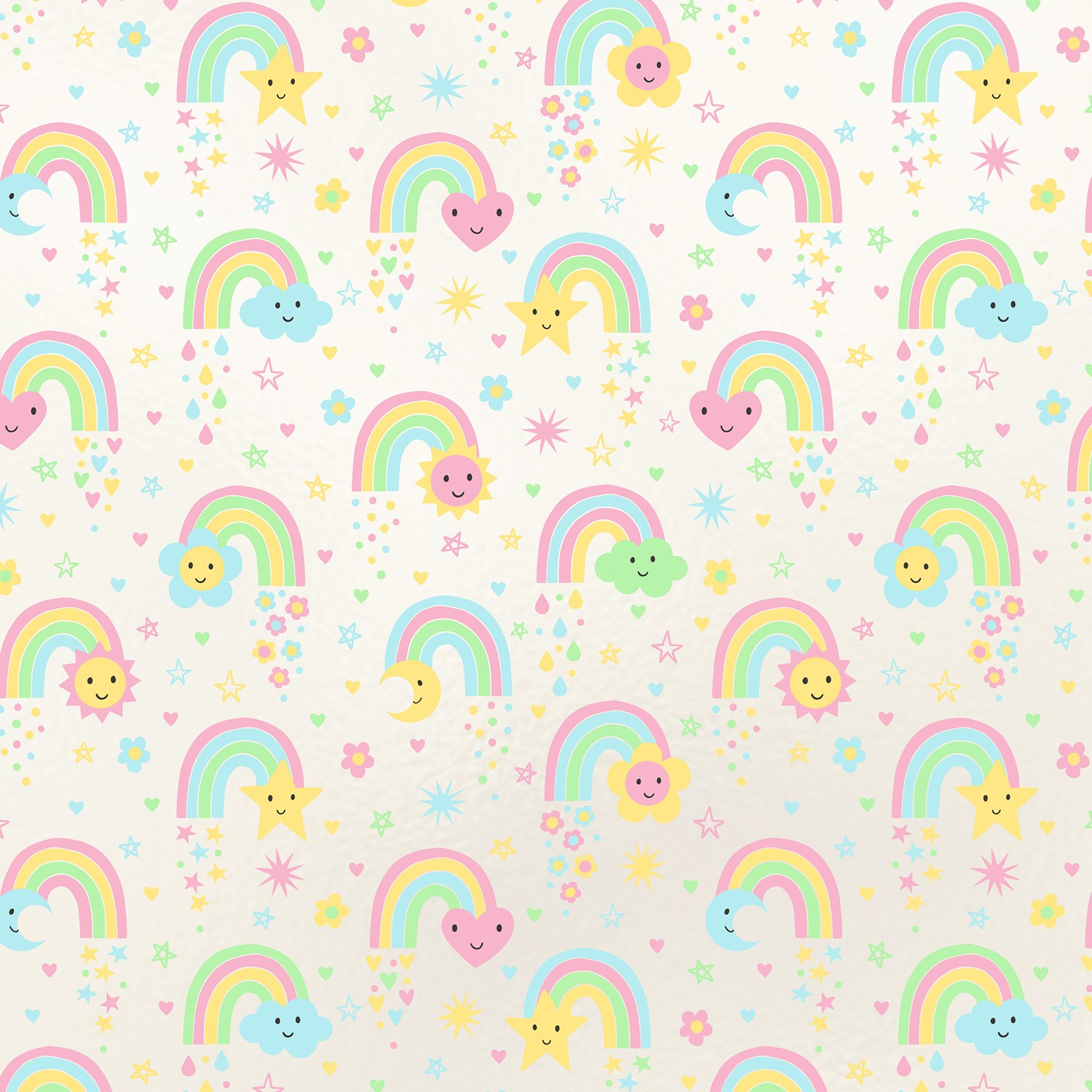 24" x 208' (quarter ream)  - B363 - Rainbow Shower B363.24.208