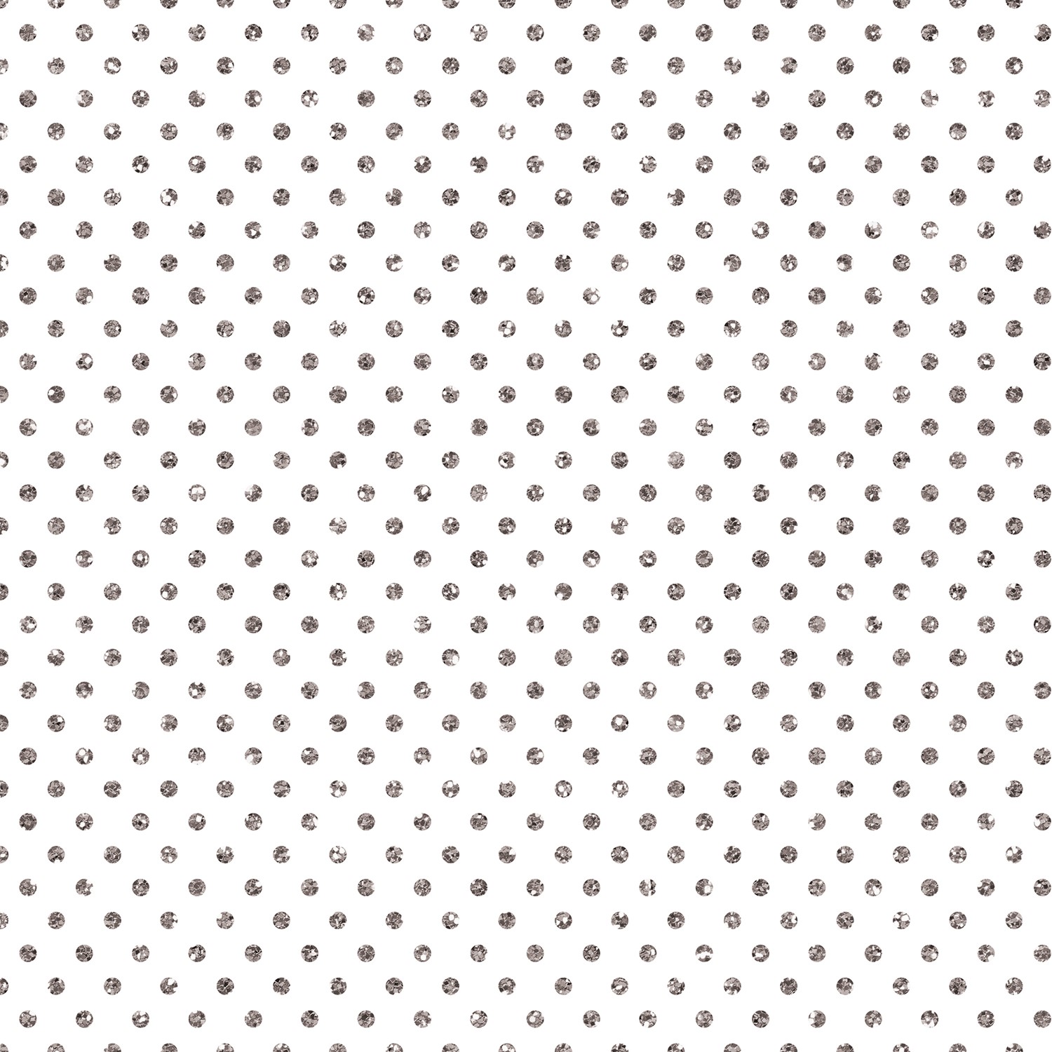 24" x 208' (quarter ream)  - B165 - Silver Dots on White B165.24.208