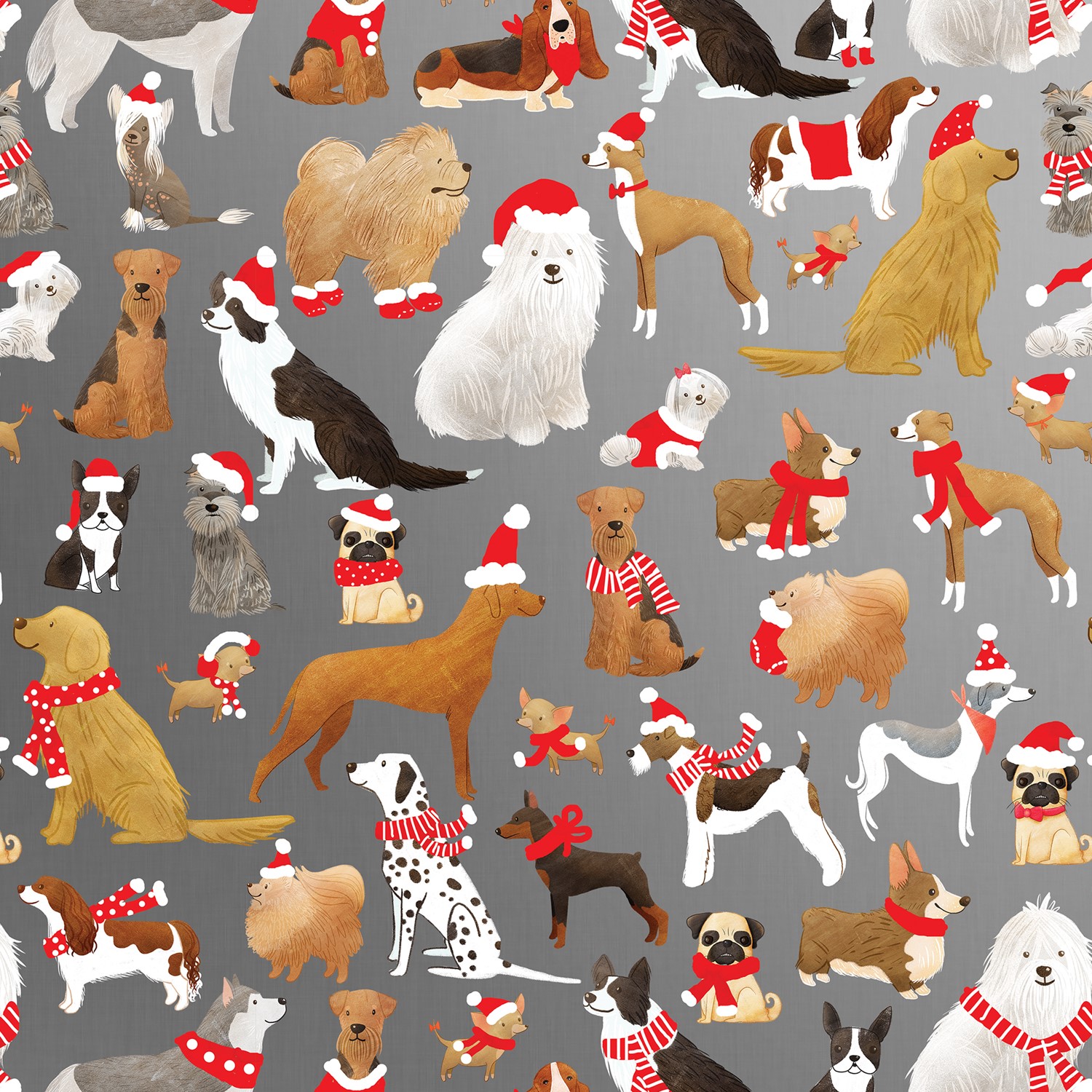 30" x 417' (half ream) - XB643 - Santa's Helpers XB643.30.417