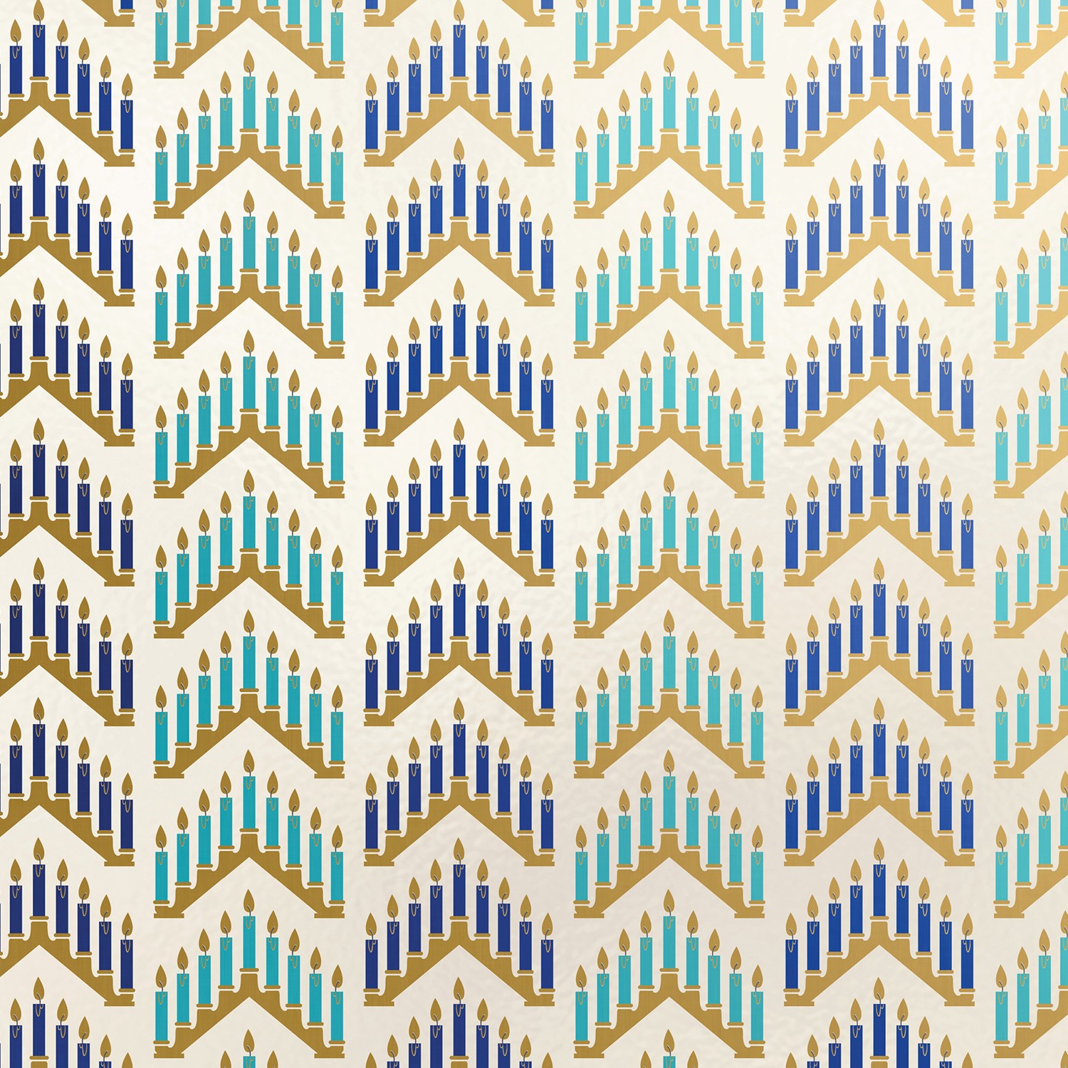 30" x 833' (full ream) - XB800 - Modern Hanukkah XB800.30.833