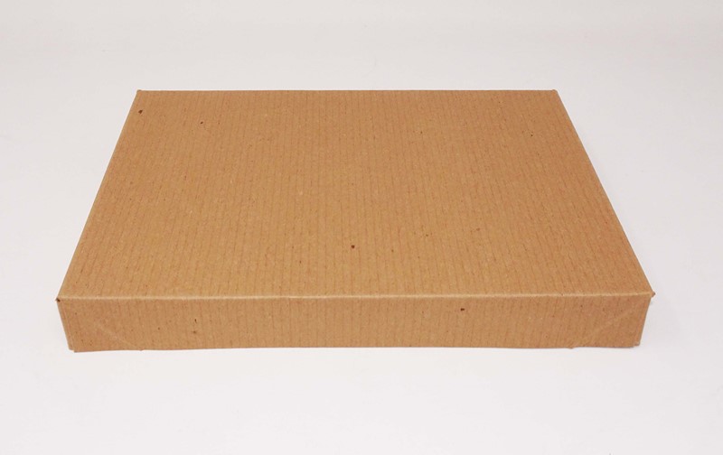 10 x 7 x 1.25 Natural Kraft Grooved Apparel Boxes (Case of 100) Natural-Kraft-Grooved-Apparel-Boxes-10