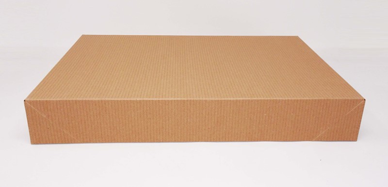 15 x 9.5 x 2 Natural Kraft Grooved Apparel Boxes (Case of 100) Natural-Kraft-Grooved-Apparel-Boxes-15