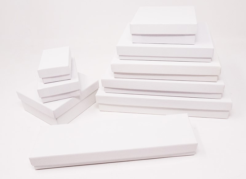 #102 White Swirl Ring Jewelry Boxes with Poly Foam Insert  1-1/2 x 1-1/4 x 1-1/2 White-Swirl-Cotton-Filled-Jewelry-Boxes-102