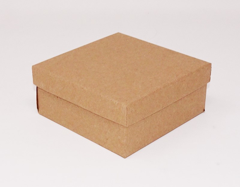 #33D Natural Kraft Cotton-Filled Jewelry Boxes  3-1/2 x 3-1/2 x 1-1/2 Natural-Kraft-Cotton-Filled-Jewelry-Boxes-33D