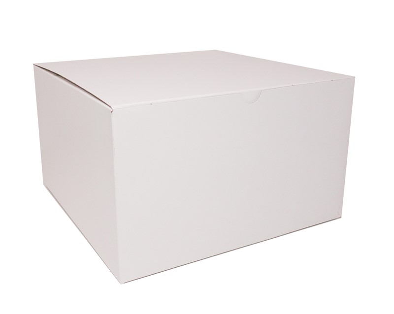 10 x 10 x 6 White One-Piece Giftware Boxes (Case of 50) White-One-Piece-Giftware-Boxes-10106