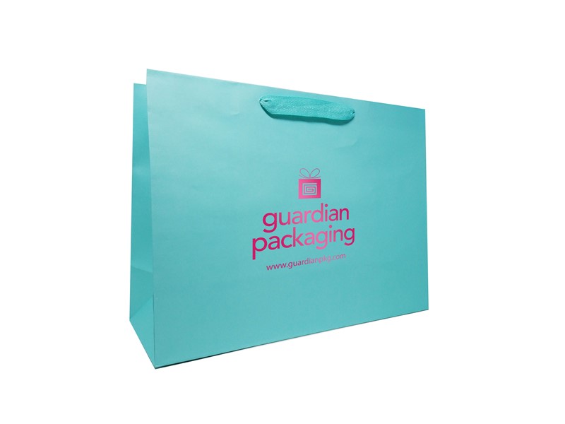 Download 16 X 6 X 12 Colors On White Kraft Ribbon Handle Eurototes Case Of 100 Guardianpkg
