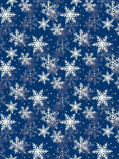 24"x 417' VAL-5015 Blue Snowflake Gift Wrap VAL5015-24H