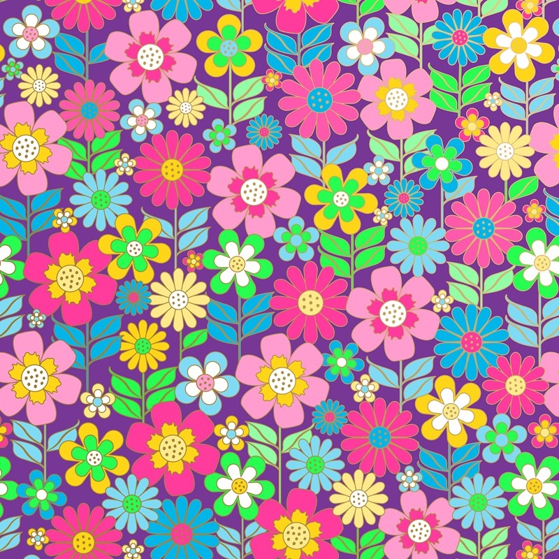 30" x 208' (quarter ream) - B382 - Dazzling Daisies B382.30.208