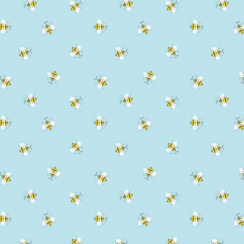 24" x 208' (quarter ream)  - B326 - Honey Bees B326.24.208