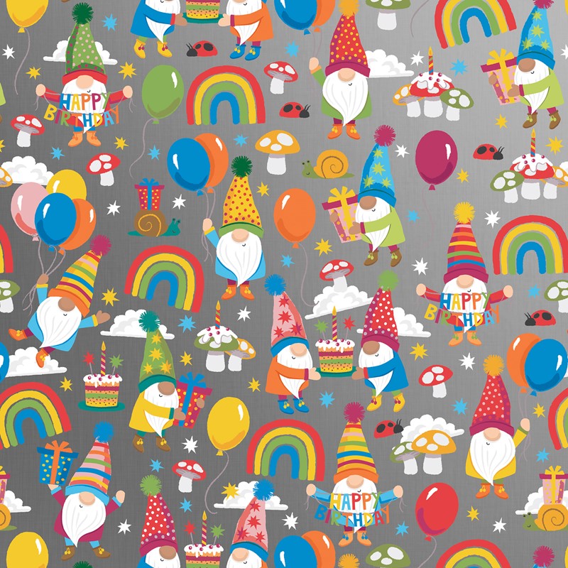 30" x 833' (full ream) -  B313 - Birthday Gnomes B313.30.833