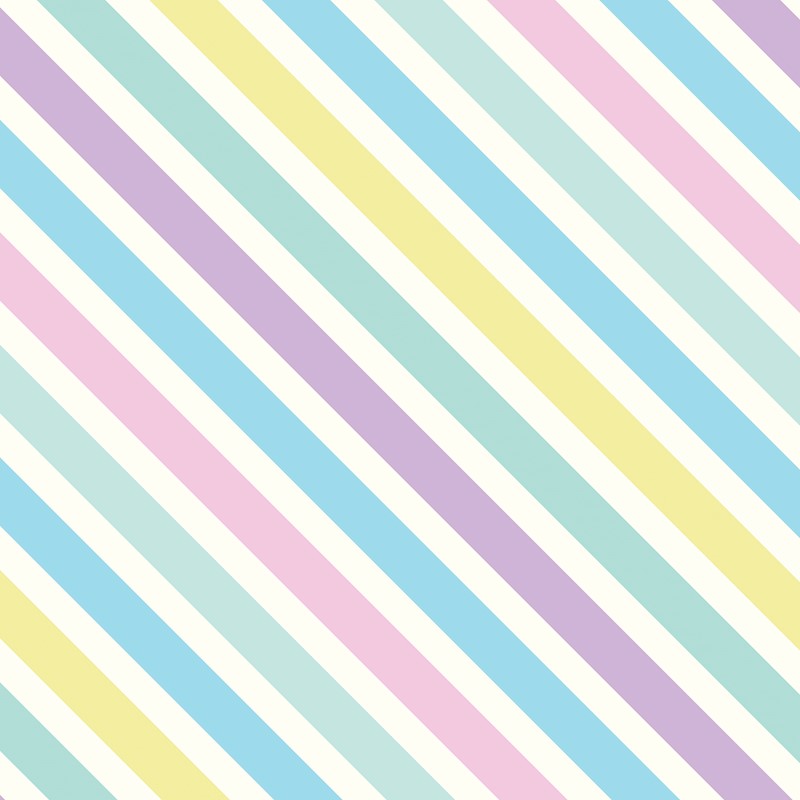 24" x 417' (half ream) - B345 - Pastel Stripes B345.24.417