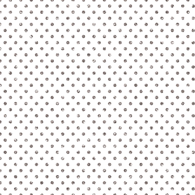 24" x 208' (quarter ream)  - B165 - Silver Dots on White B165.24.208