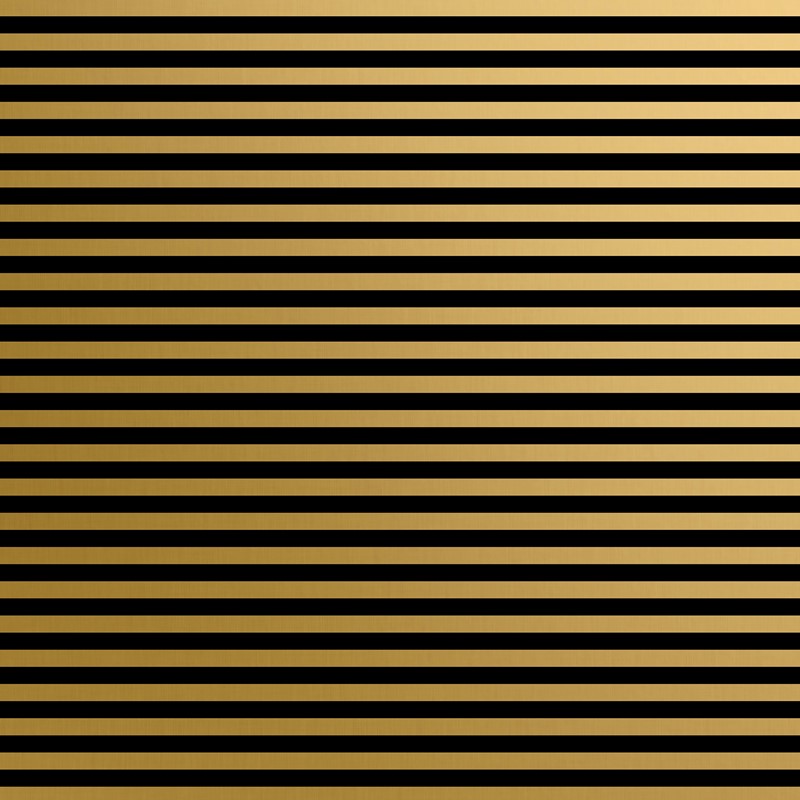 30" x 417' (half ream)   - B437 Black Gold Stripe B437.30.417