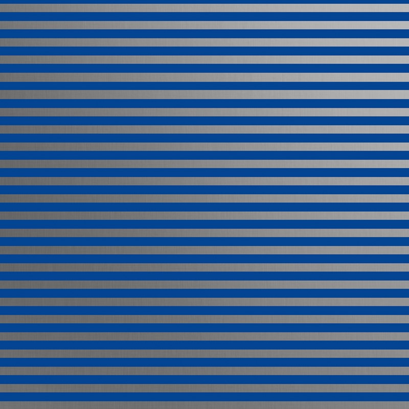 24" x 417' (half ream) - B513 - Blue Silver Stripe B513.24.417