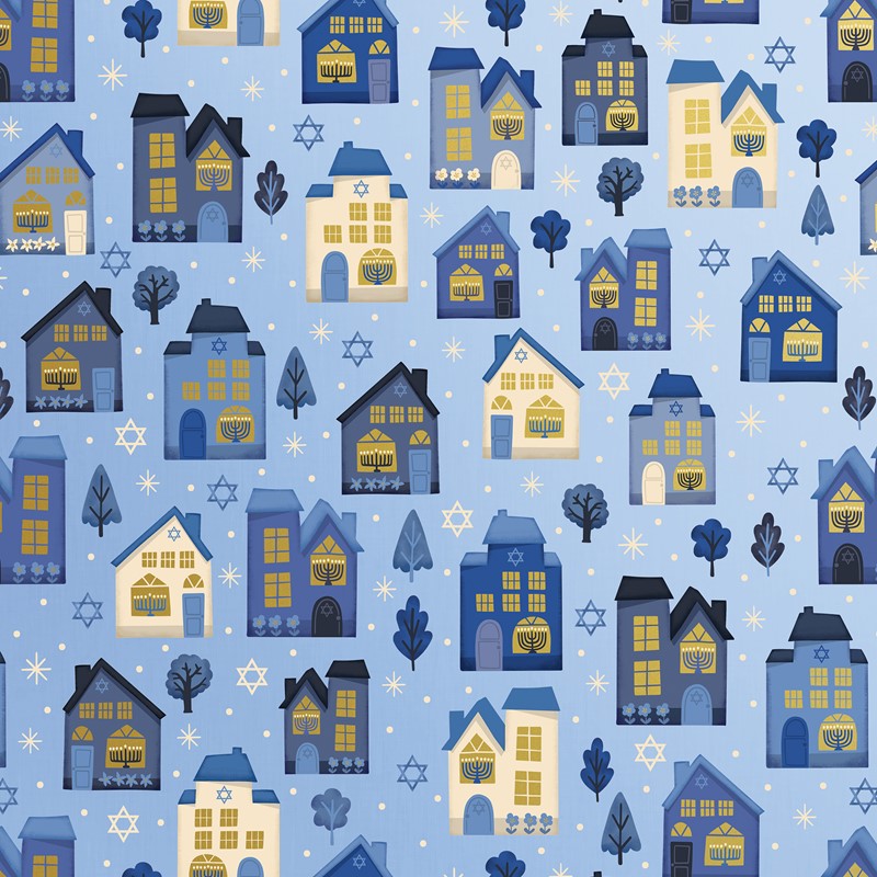 30" x 208' (quarter ream) - XB711 - Hanukkah House XB711.30.208