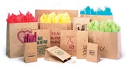 10 x 6.75 x 12 Recycled Brown Kraft Shopping Bags Recycled-Brown-Kraft-Shopping-Bags-1012 View 2