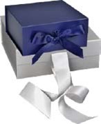 10 x 10 x 4+1/2 Magnetic Ribbon-Tie Gift Boxes (Case of 20) Magnetic-Gift-Boxes-4010 View 2