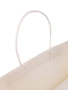 8x4x10 Premium Turn Top White Kraft Shopping Bags Premium-Turn-Top-8-White View 2