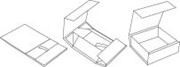 6 x 6 x 2+3/4 Magnetic Gift Boxes (Case of 20) Magnetic-Gift-Boxes-2006 View 3