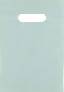 12 x 15 White Gloss Economy Handle Bags (Case of 1000)