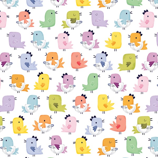 24" x 833' (full ream) -  B372 - Baby Chicks