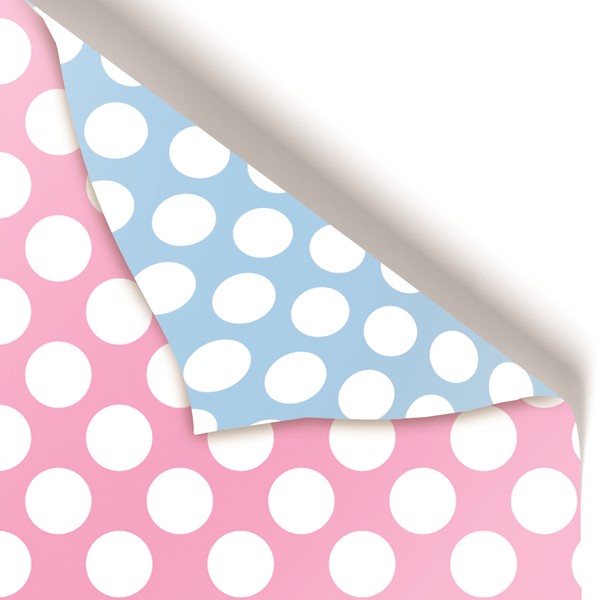 30" x 208' (quarter ream) - B985D - Pastel Pink & Pastel Blue