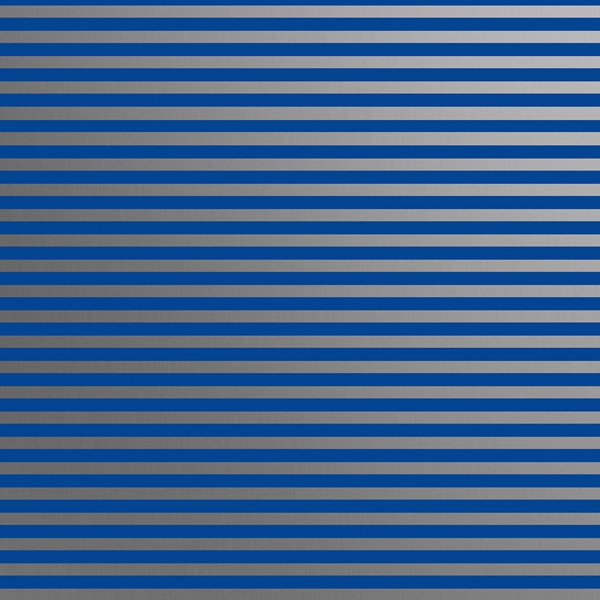 30" x 208' (quarter ream) - B513 - Blue Silver Stripe