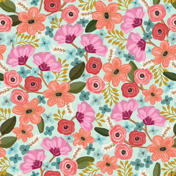 30" x 208' (quarter ream) -B209 - Floral Delight