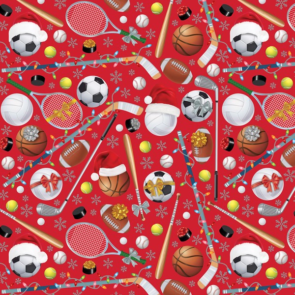 24" x 208' (quarter ream)  - XB685 - Festive Sports