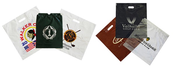 Custom Plastic Golf Merchandise Bags - Import